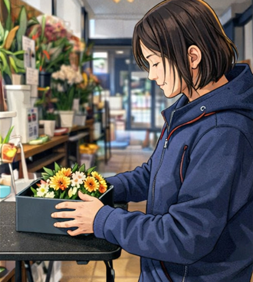 フローラ森山店加藤さんの写真